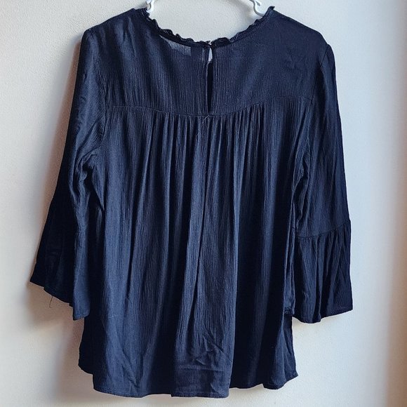 Old Navy Black Peasant Jersey Size Medium - Picture 12 of 13